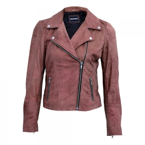 Ladies Fashion Leather Jackets-HL-10177