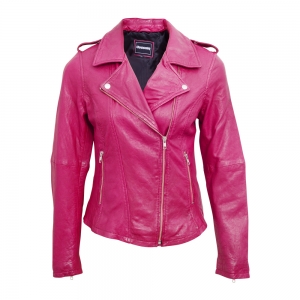 Ladies Fashion Leather Jackets-HL-10178