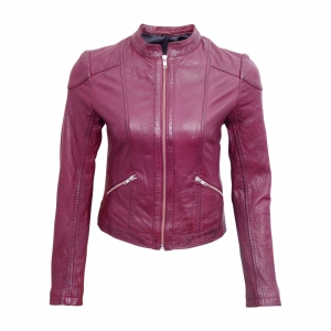 Ladies Fashion Leather Jackets-HL-10180