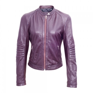 Ladies Fashion Leather Jackets-HL -10182