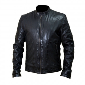 Mens Fashion Leather Jackets-HL -10097