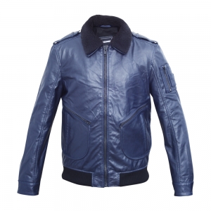 Mens Fashion Leather Jackets-HL-10111